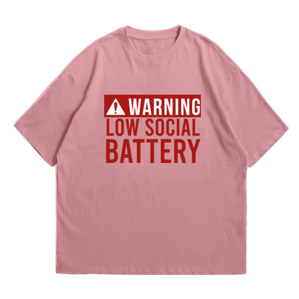 Warning Social Battery