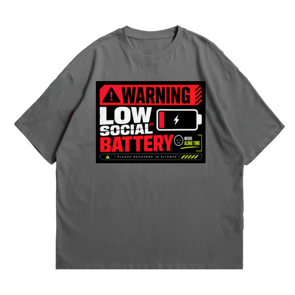 Warning Social Battery