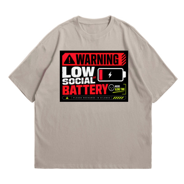 Warning Social Battery