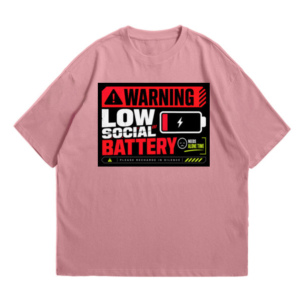 Warning Social Battery